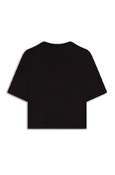 Blusa Boxy Cropped Young Blood Preto