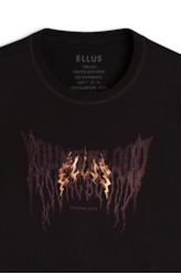 Blusa Boxy Cropped Young Blood Preto