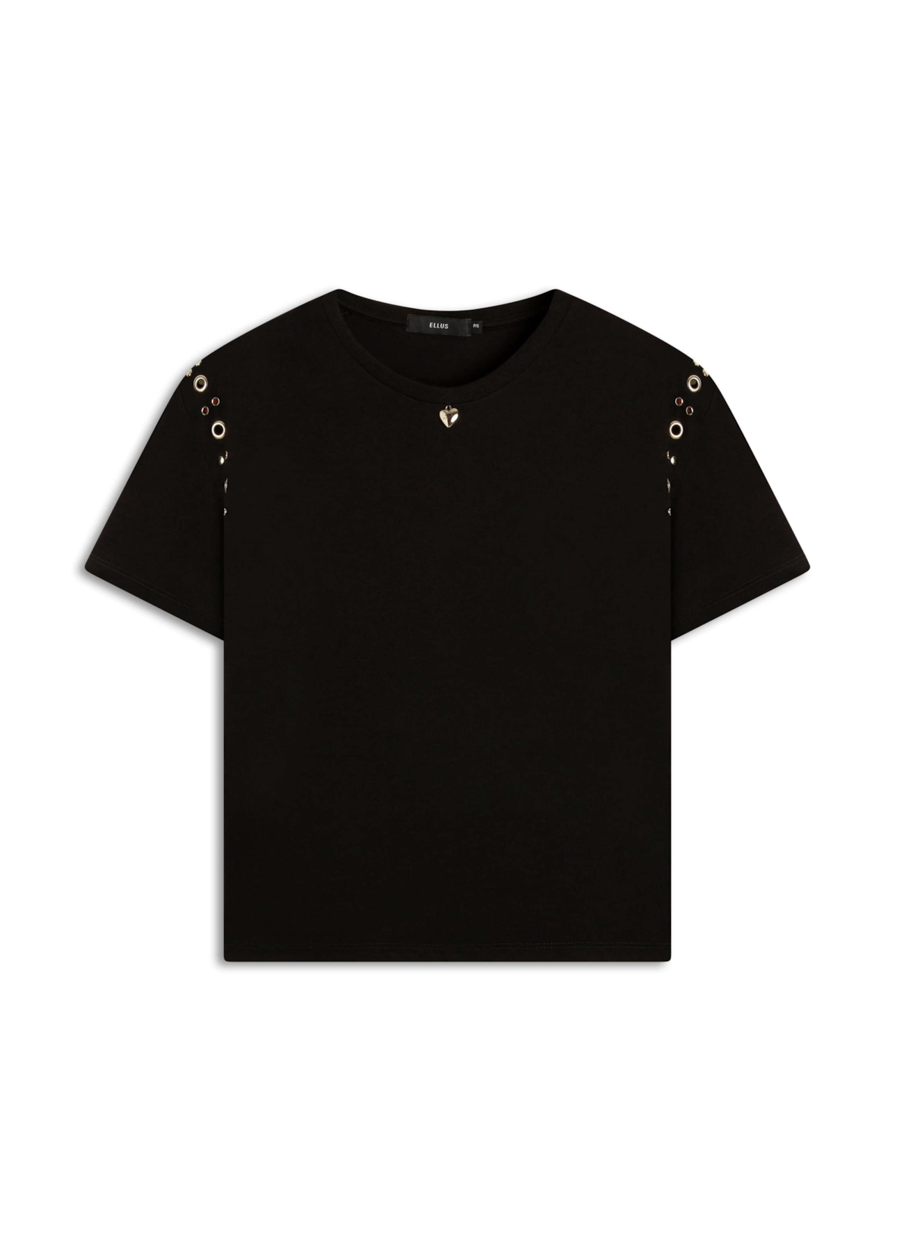 Blusa Boxy Eyelet Preto