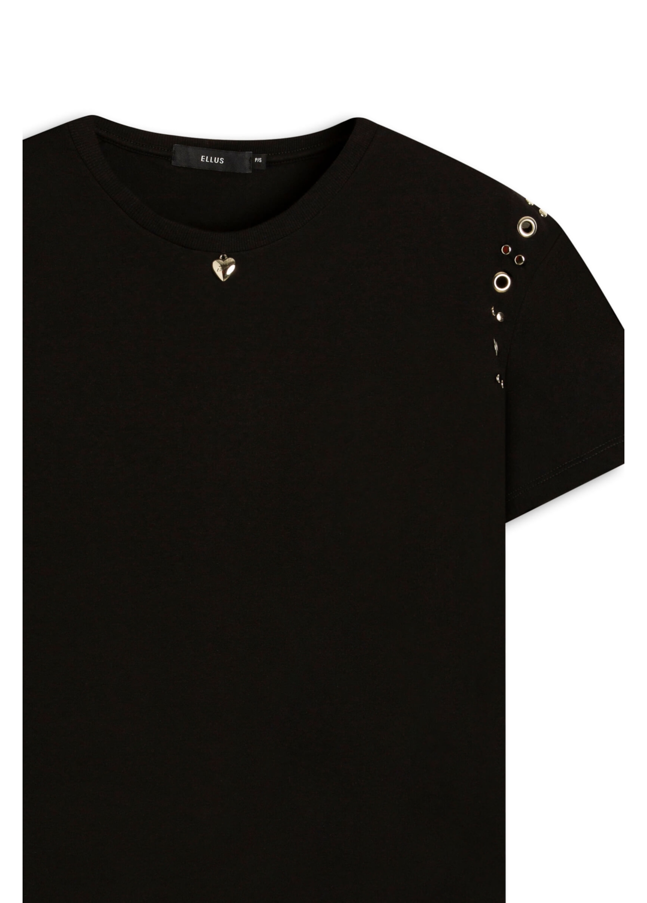 Blusa Boxy Eyelet Preto