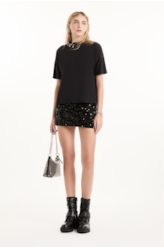 Blusa Boxy Piercing Ellus Preto