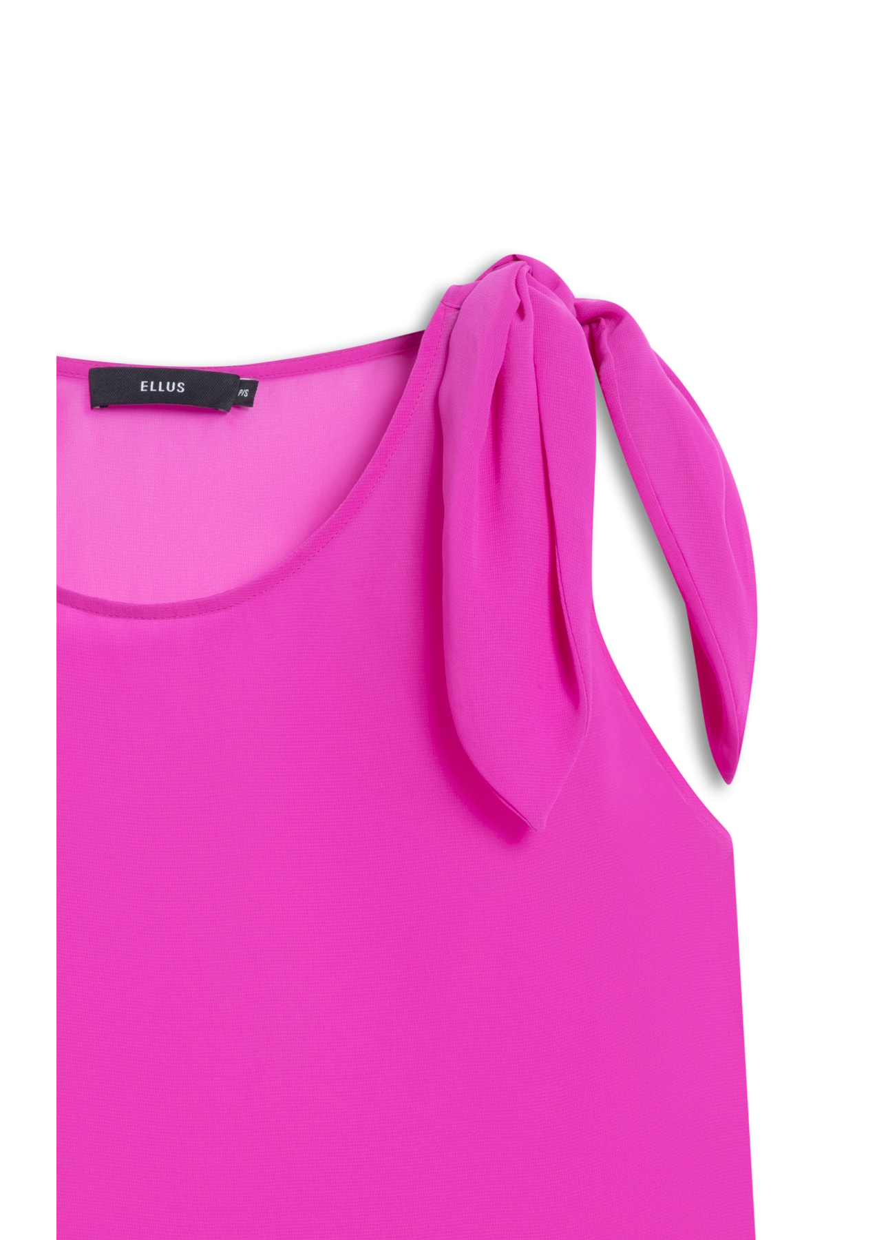 Blusa Chiffon Bandana Sleeveless Fucsia