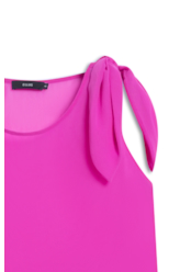 Blusa Chiffon Bandana Sleeveless Fucsia