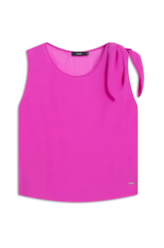 Blusa Chiffon Bandana Sleeveless Fucsia