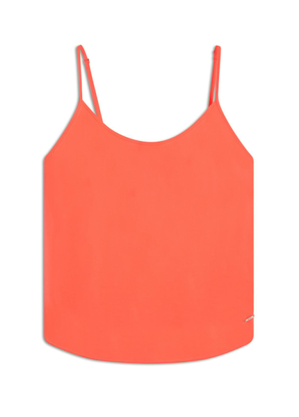 Blusa Chiffon Strappy Pink Fluor