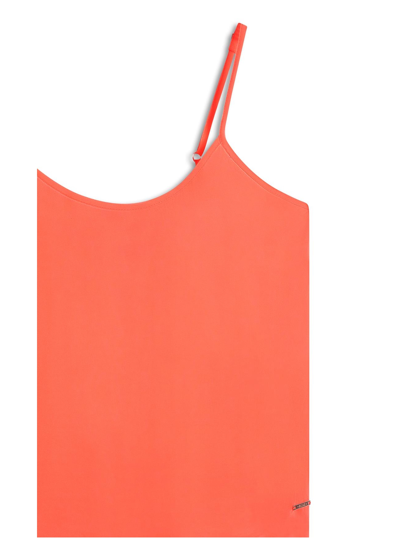 Blusa Chiffon Strappy Pink Fluor