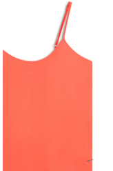 Blusa Chiffon Strappy Pink Fluor