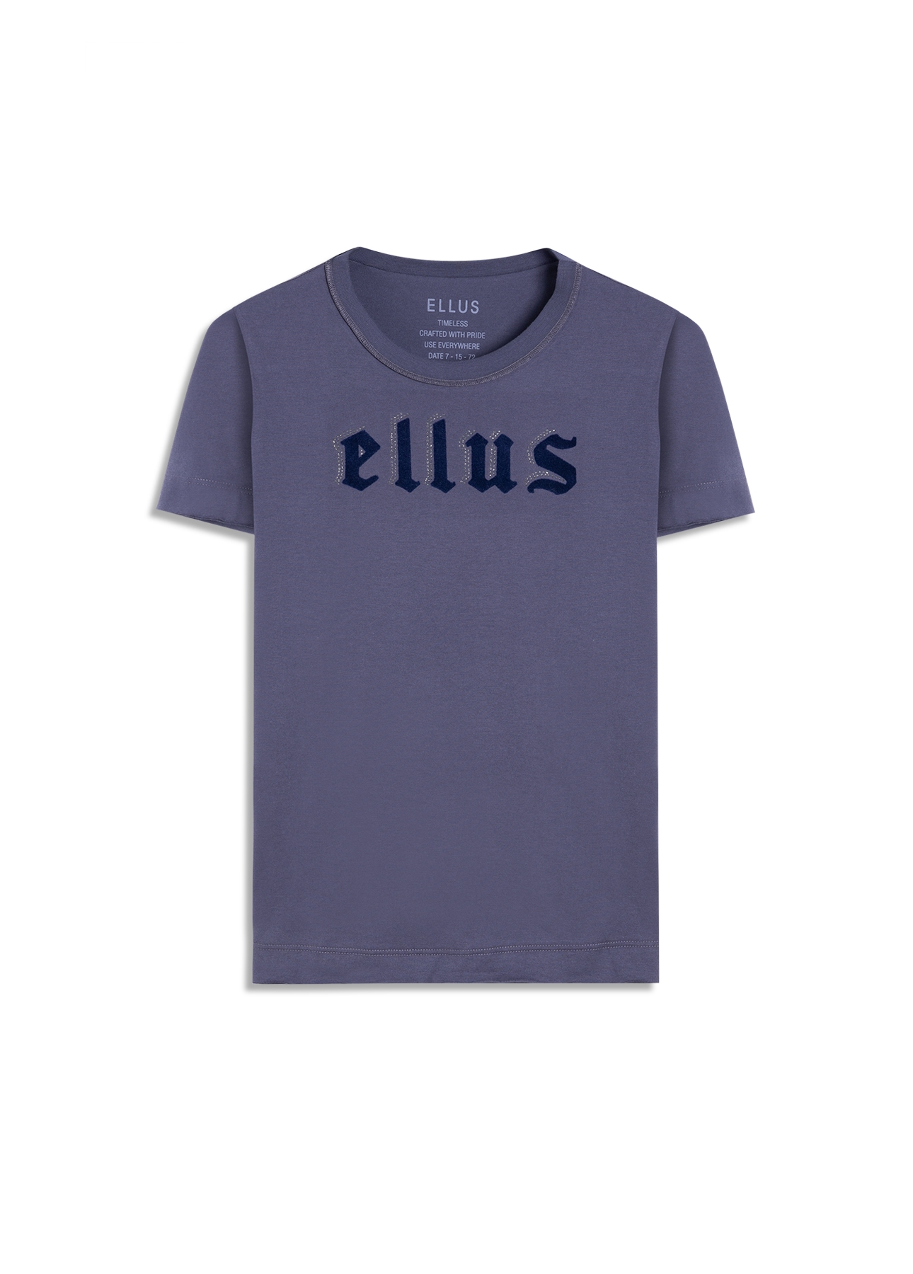 Blusa Classic Slim Gothic Shine Purple Blue