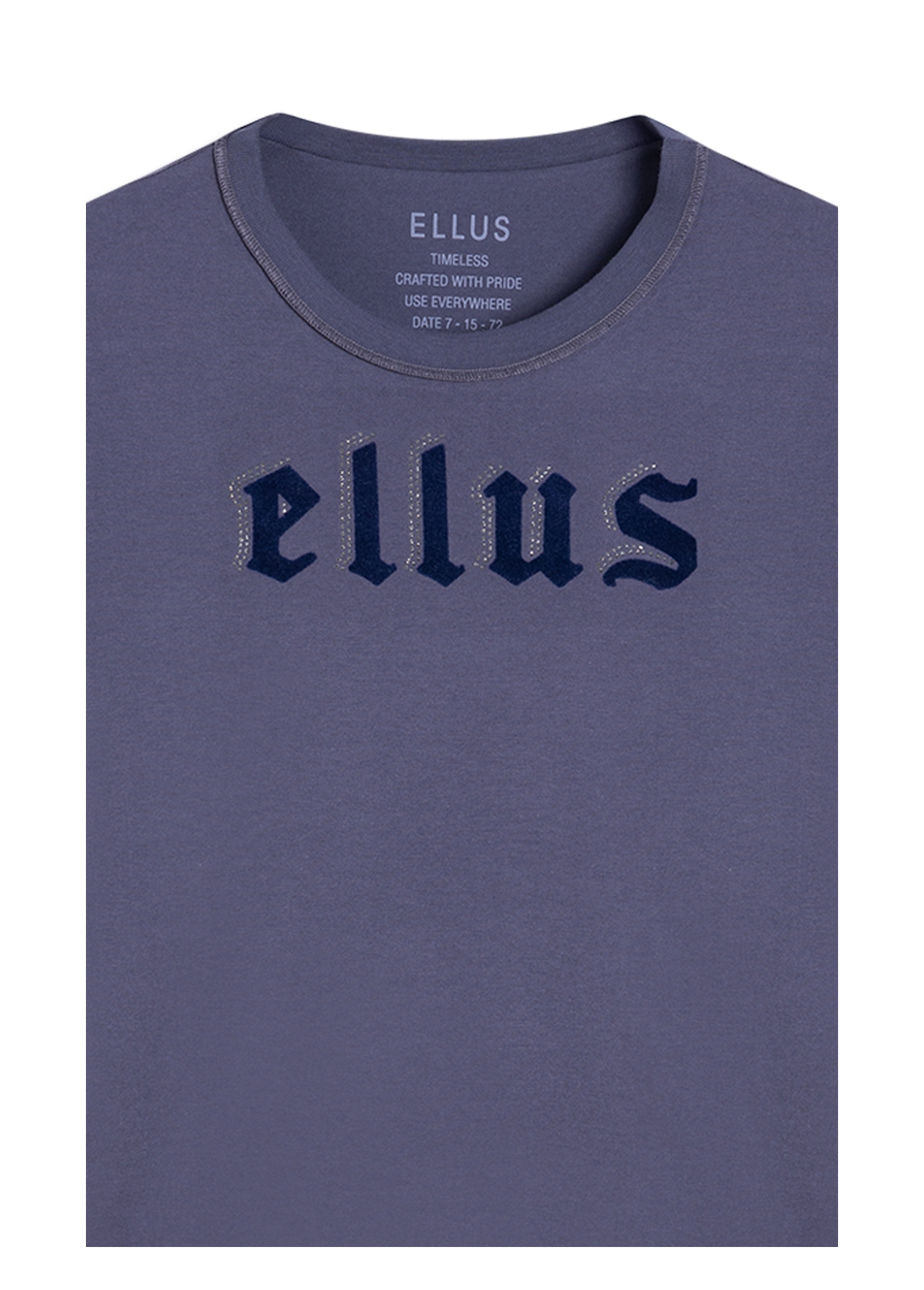 Blusa Classic Slim Gothic Shine Purple Blue