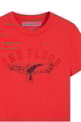 Blusa Co Basic 2nd Eagle Mc Vermelho