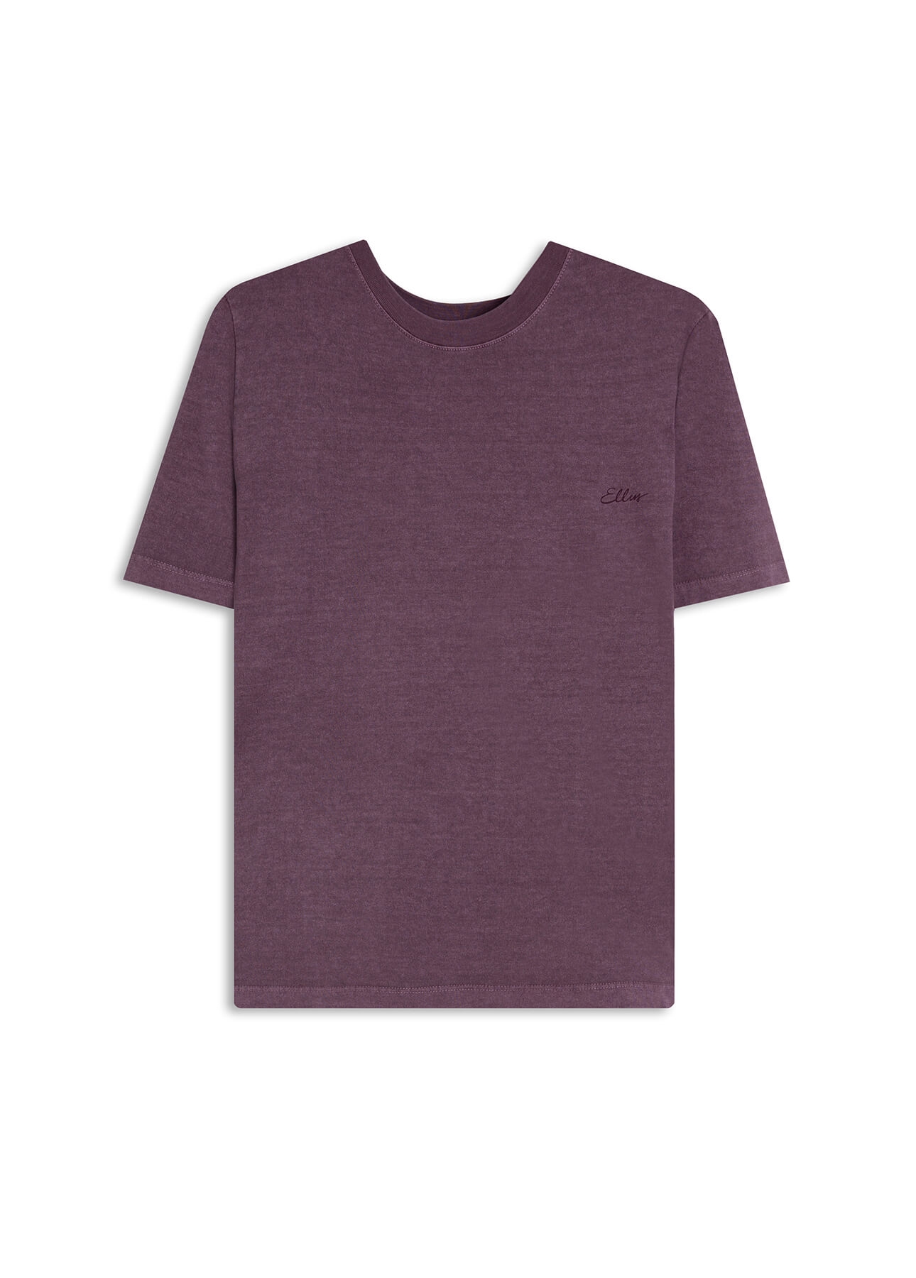 Blusa Co Ellus Cursive Washed Roxo