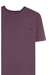 Blusa Co Ellus Cursive Washed Roxo