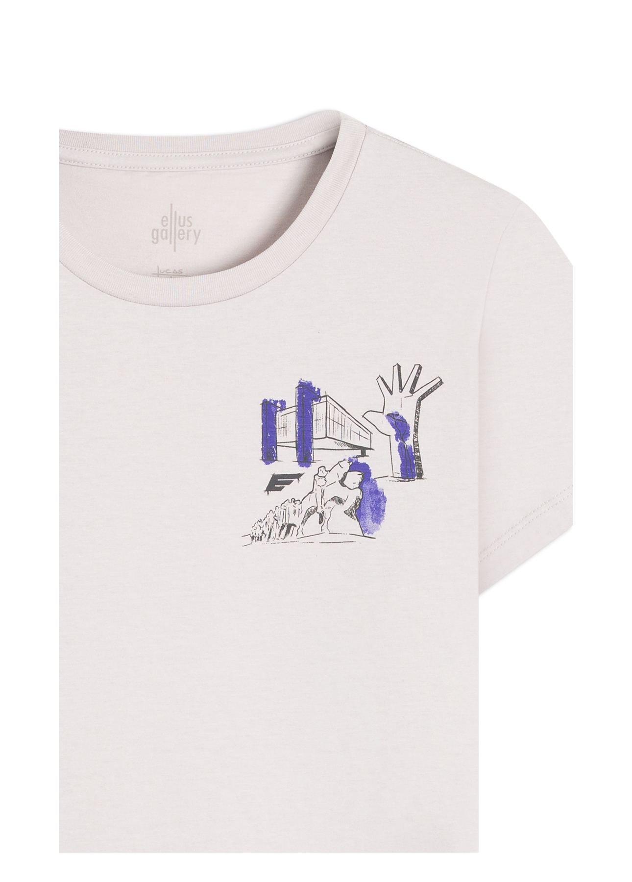 Blusa Co Ellus Sp Highlights Prata