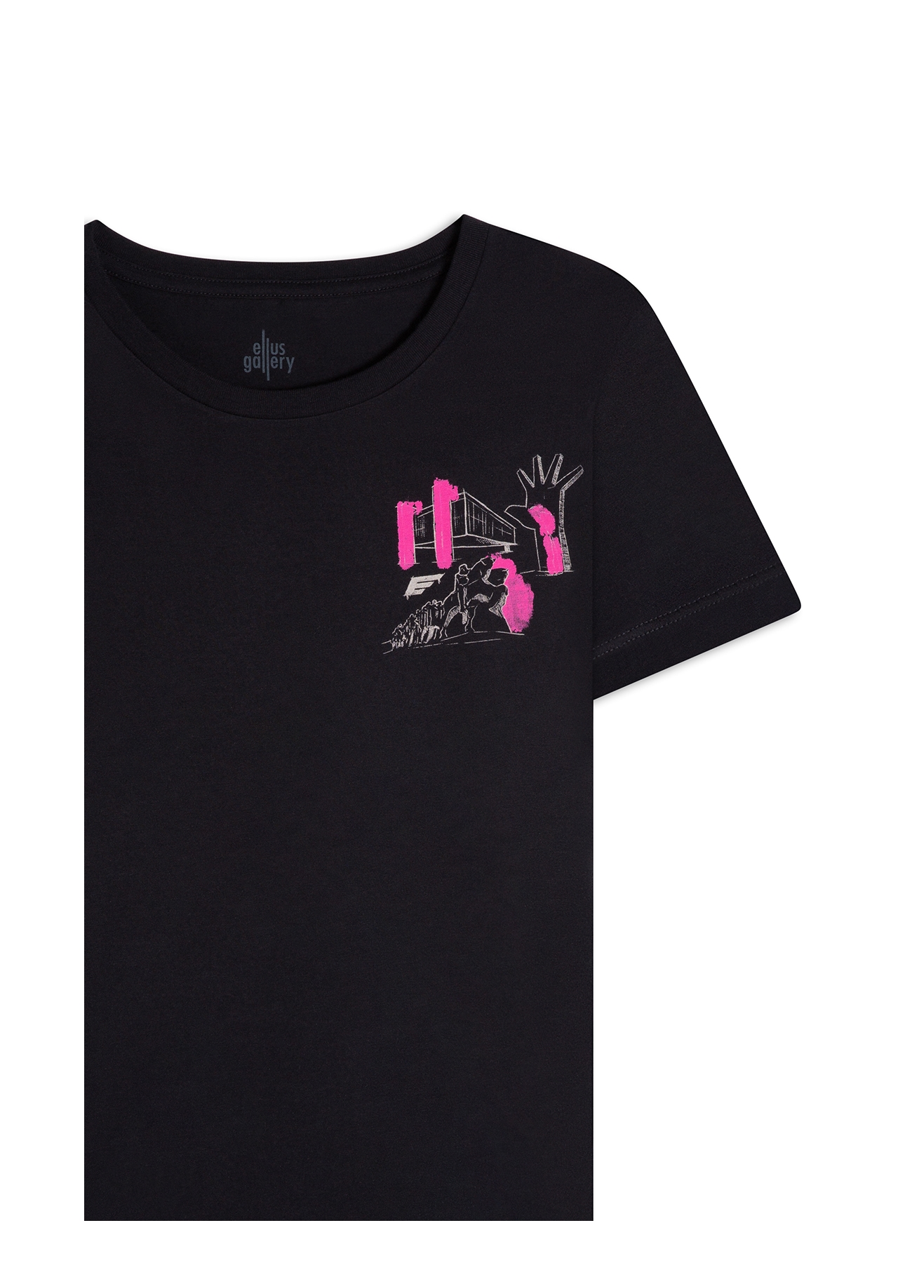 Blusa Co Ellus Sp Highlights Preto