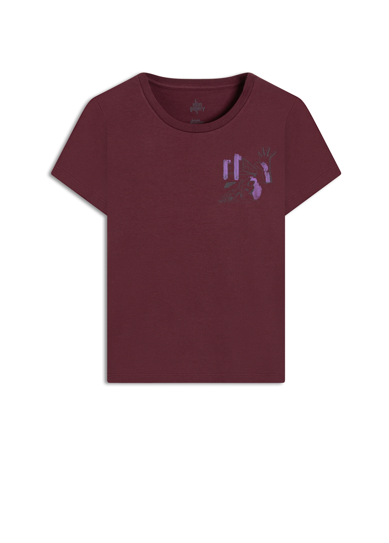 Blusa Co Ellus Sp Highlights Roxo