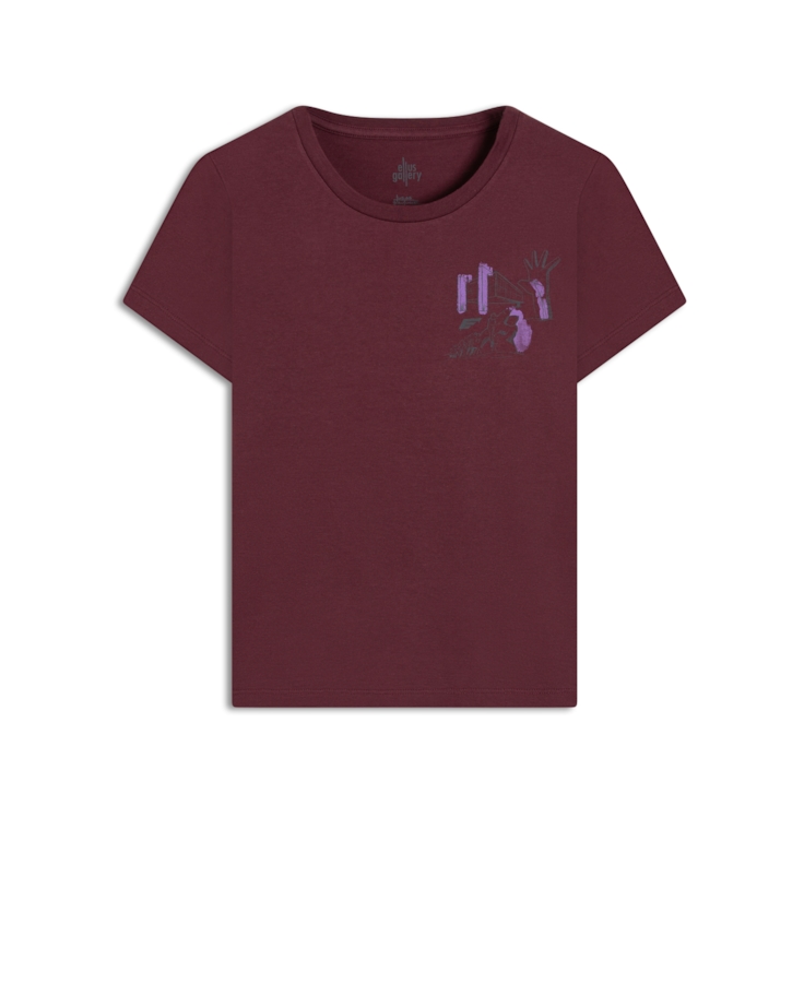 Blusa Co Ellus Sp Highlights Roxo
