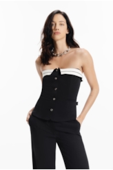 Blusa Corselet Firenze Preto
