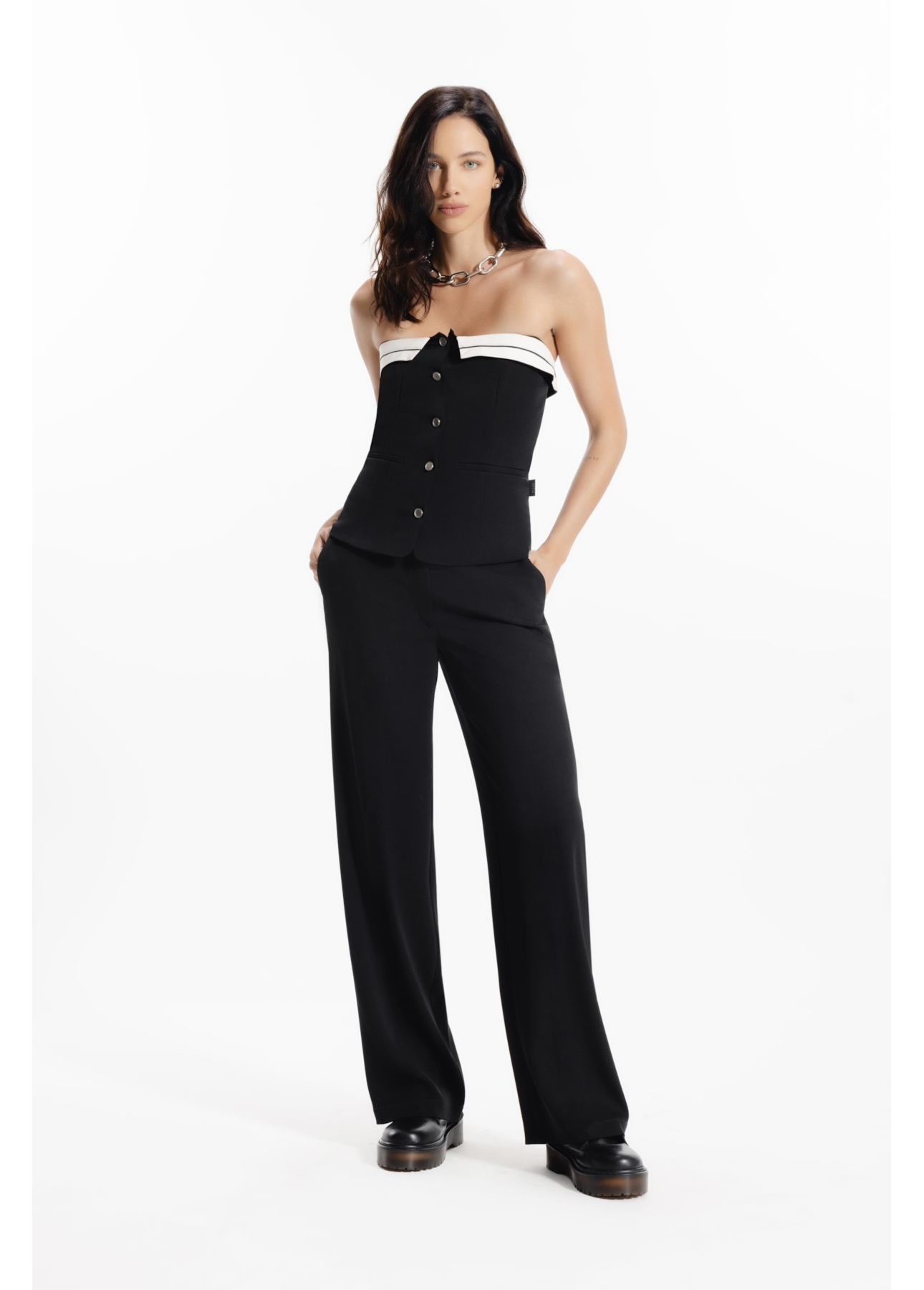 Blusa Corselet Firenze Preto