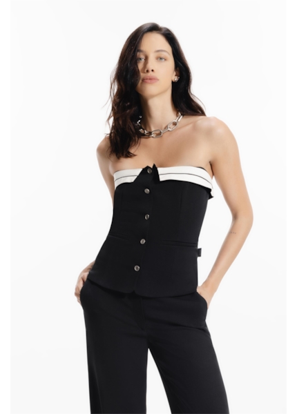Blusa Corselet Firenze Preto