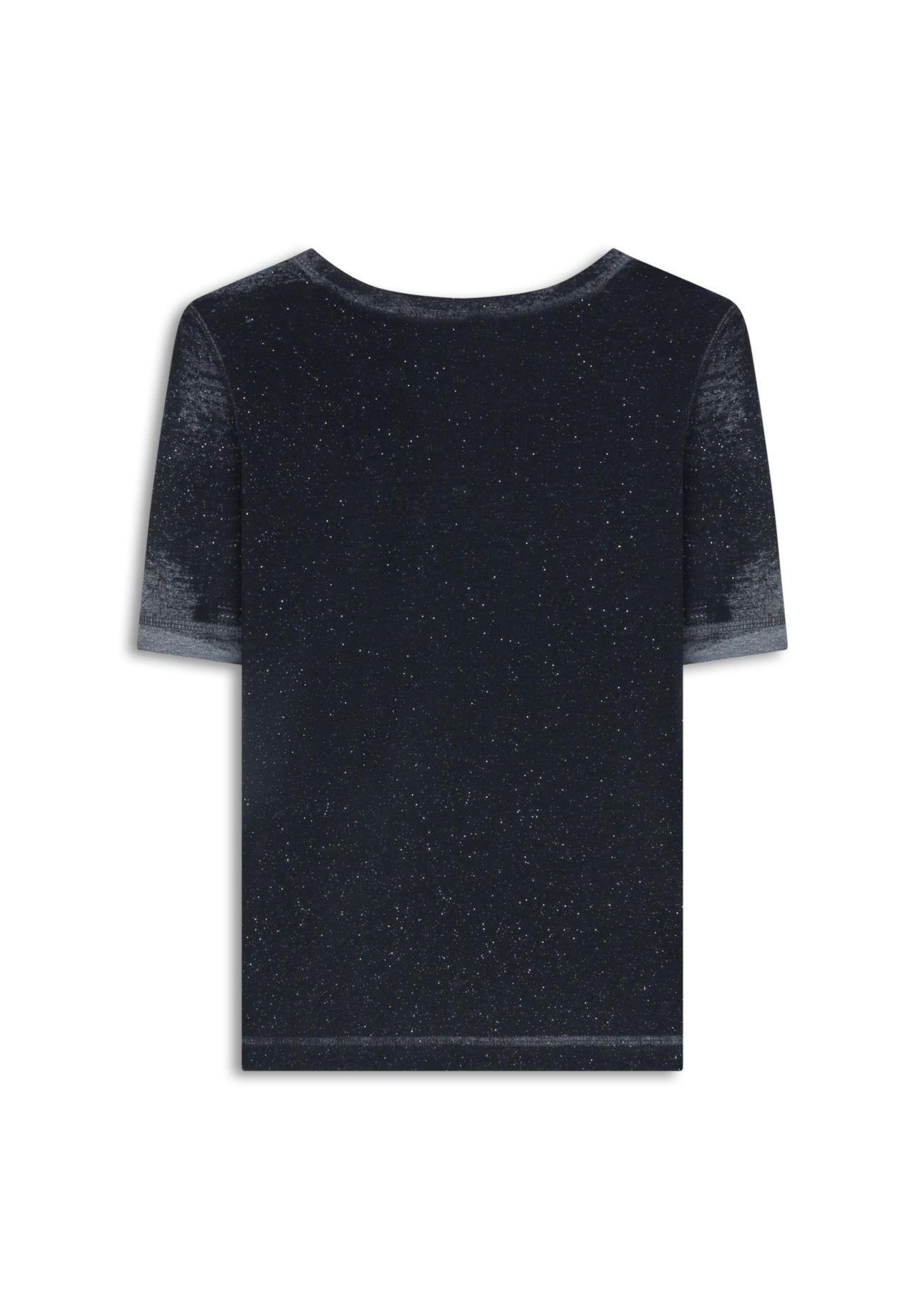 Blusa Cotton Devore Fearless Boxy Preto