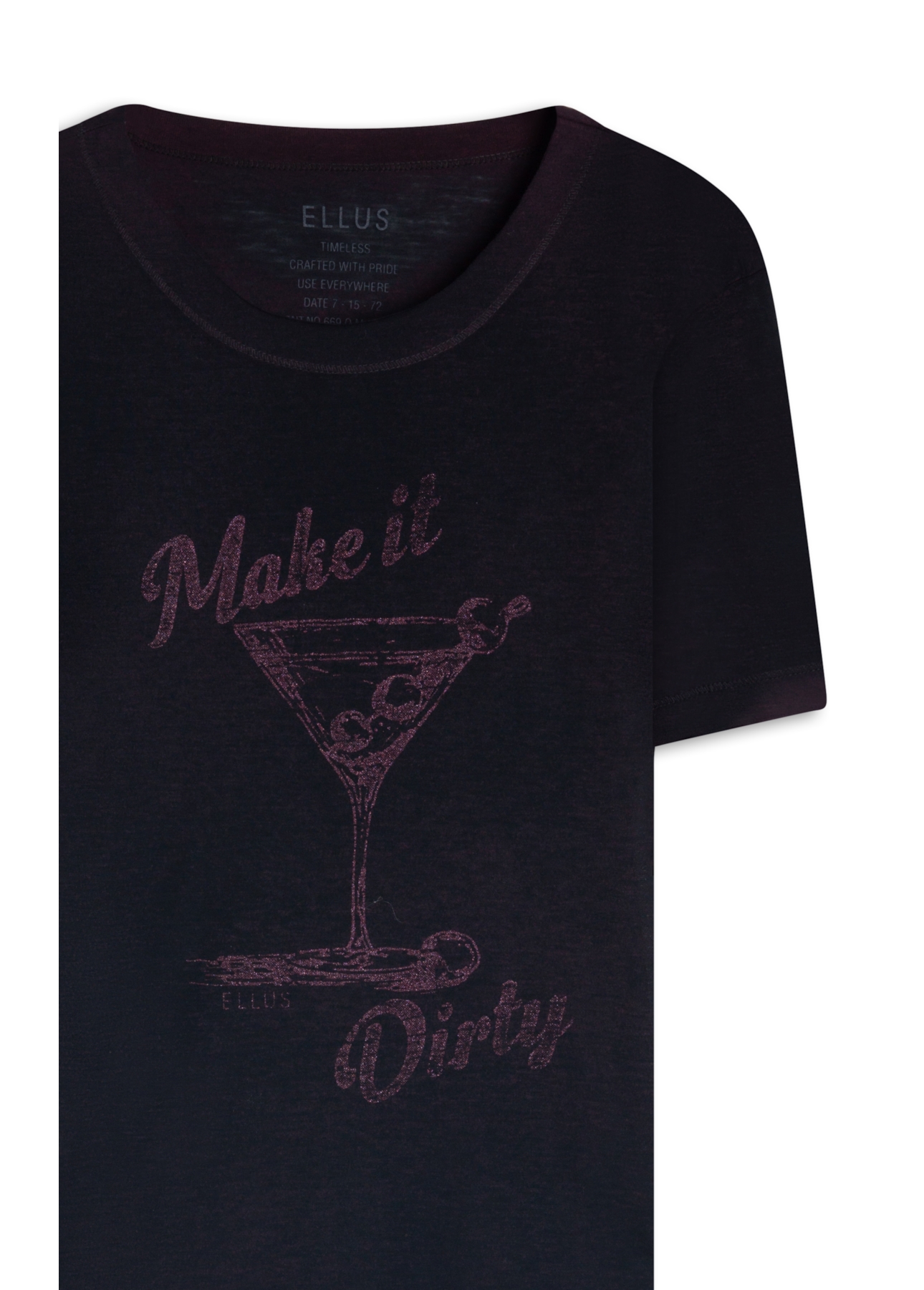 Blusa Cotton Devore Make It Dirty Beringela