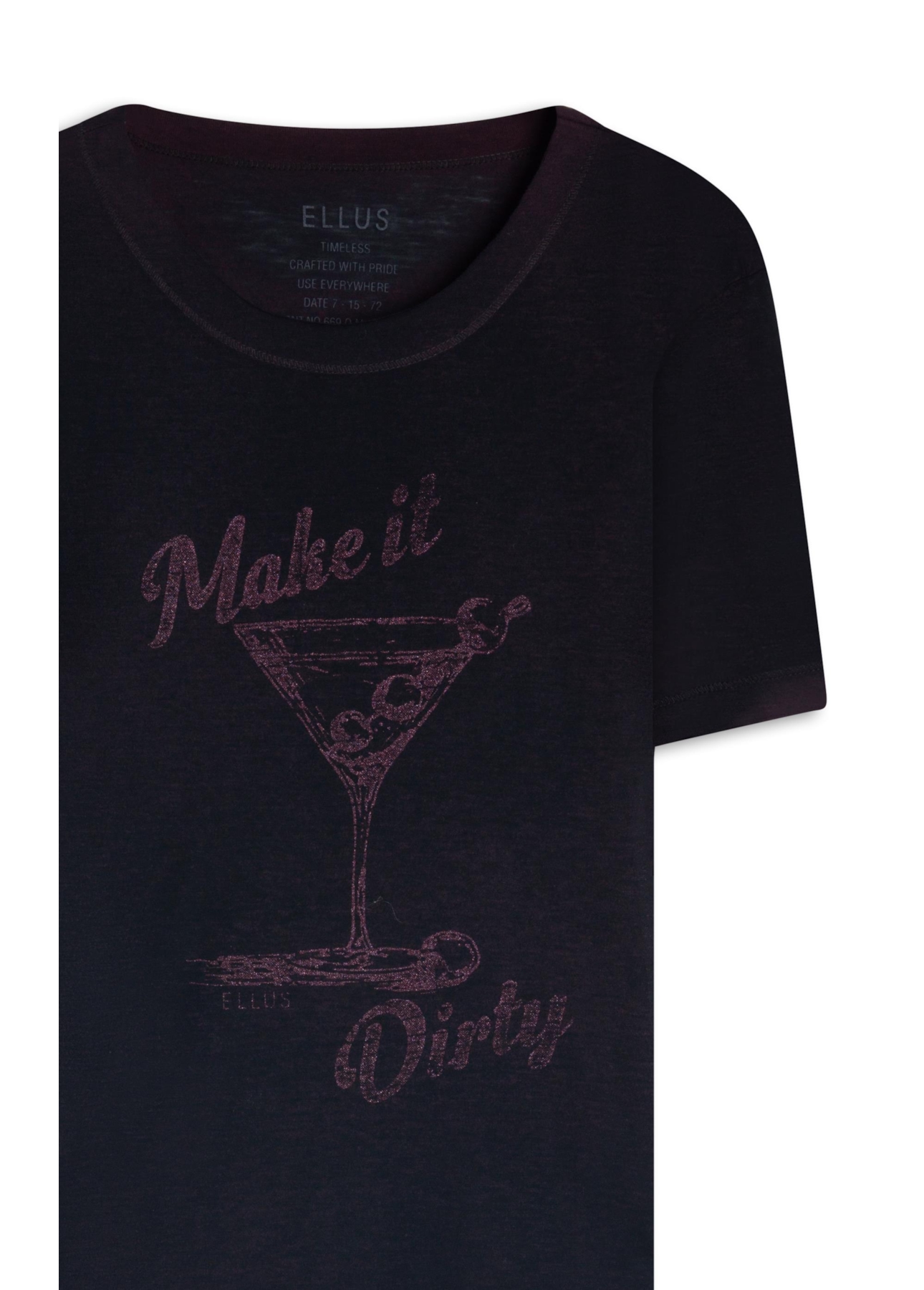 Blusa Cotton Devore Make It Dirty Beringela