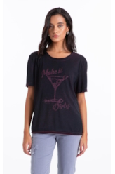 Blusa Cotton Devore Make It Dirty Beringela