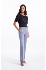 Blusa Cotton Devore Make It Dirty Beringela
