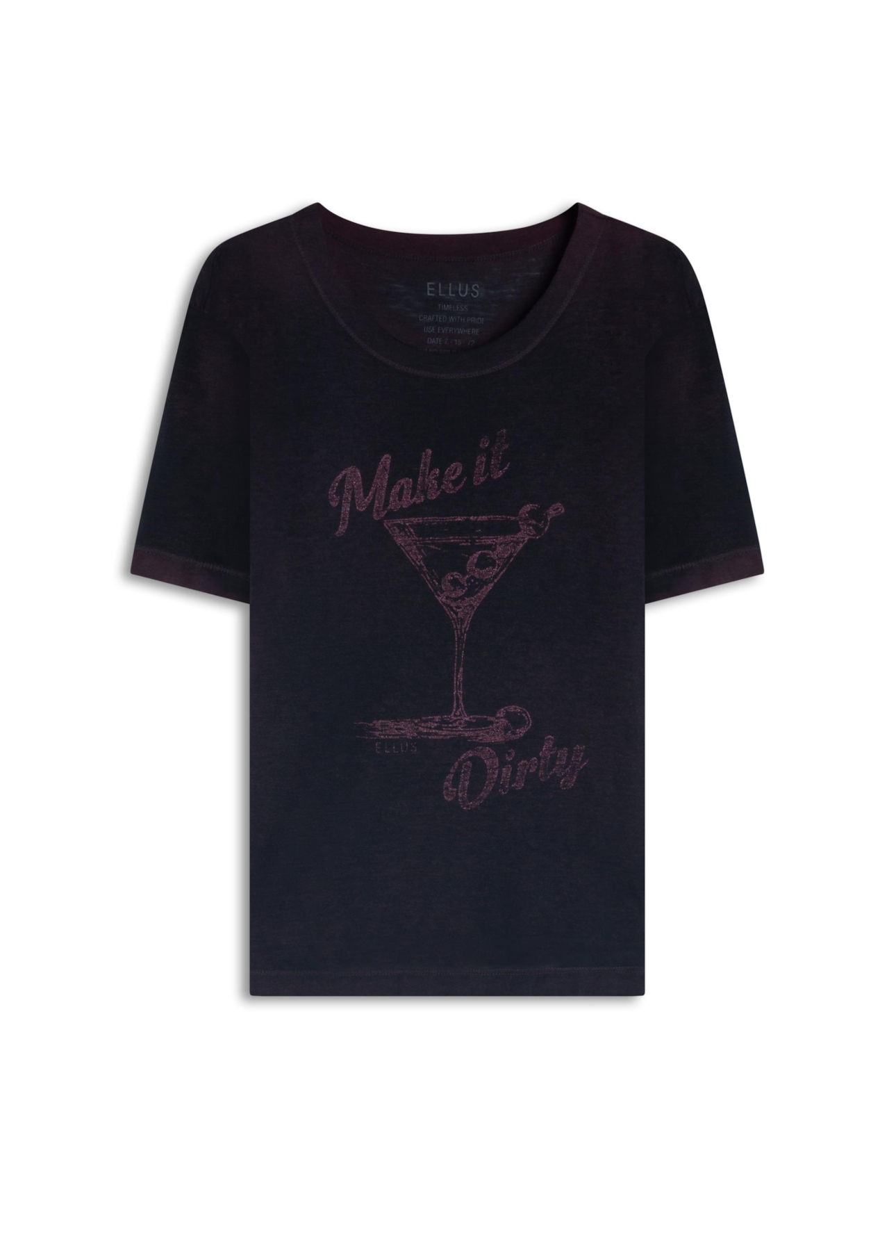 Blusa Cotton Devore Make It Dirty Beringela