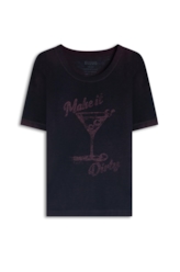 Blusa Cotton Devore Make It Dirty Beringela
