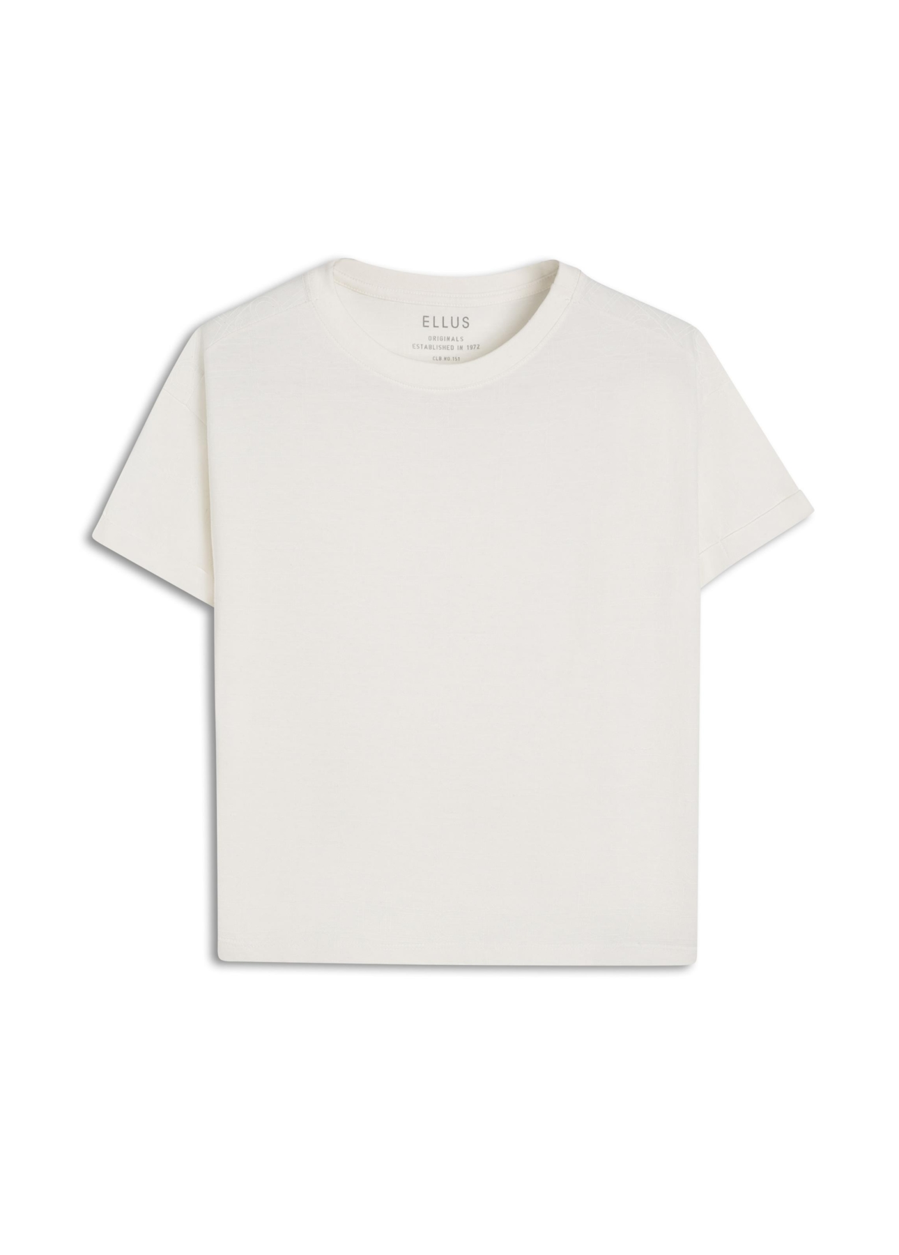 Blusa Cotton Ellus All Over Off White