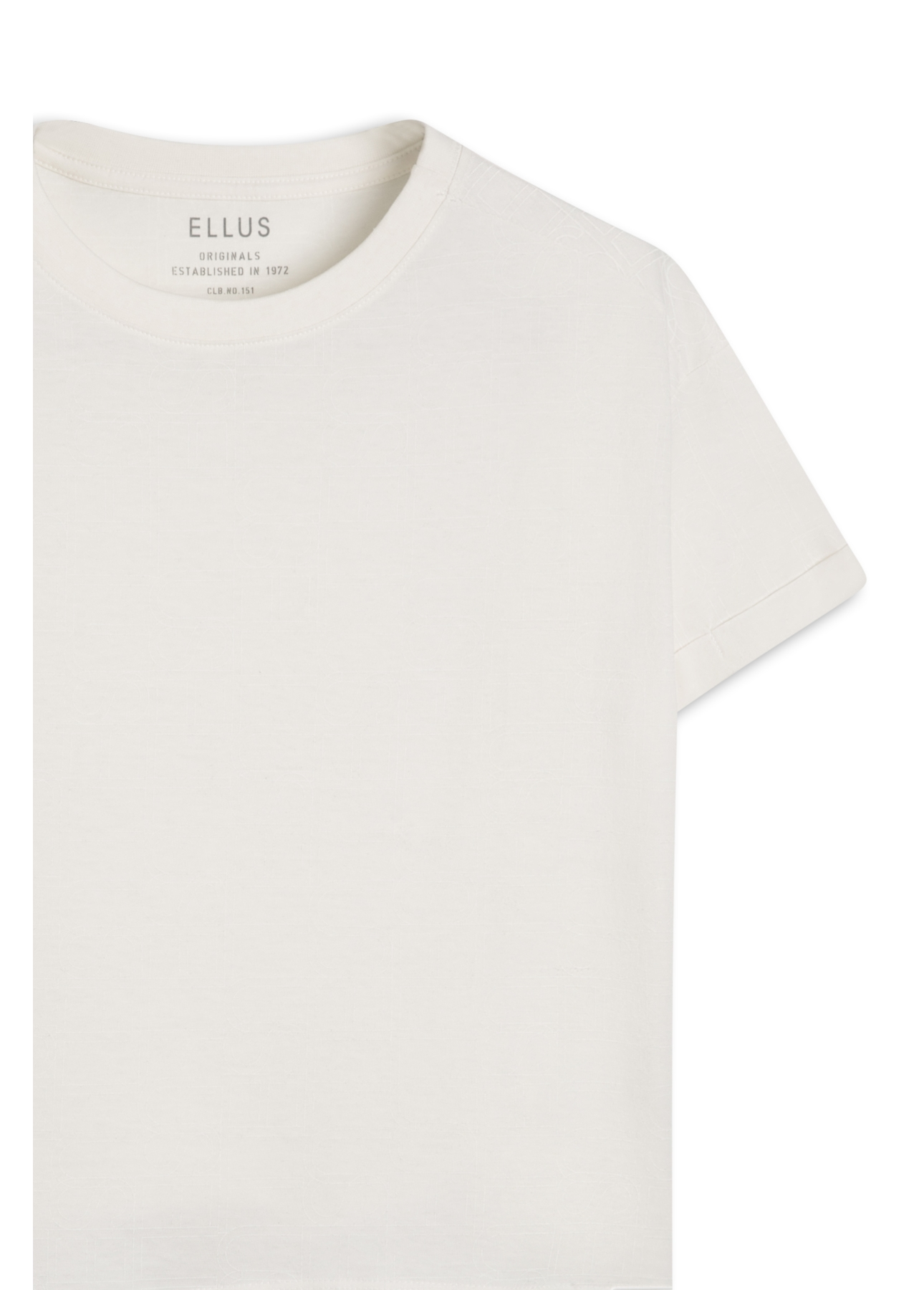 Blusa Cotton Ellus All Over Off White