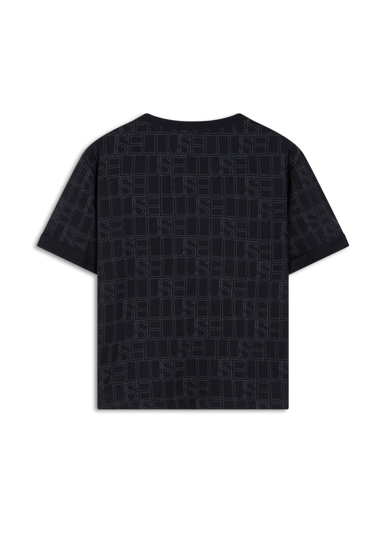 Blusa Cotton Ellus All Over Preto