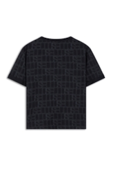 Blusa Cotton Ellus All Over Preto