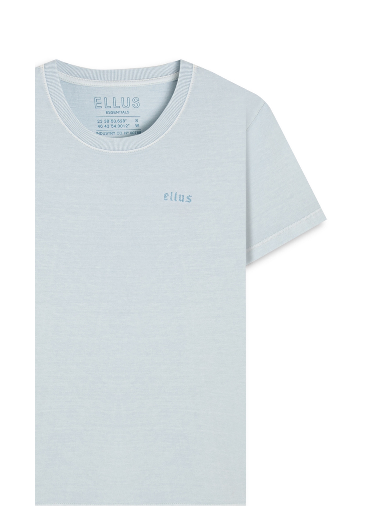 Blusa Cotton Ellus Classic Azul Claro