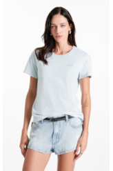 Blusa Cotton Ellus Classic Azul Claro