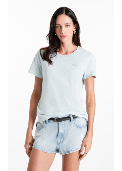 Blusa Cotton Ellus Classic Azul Claro