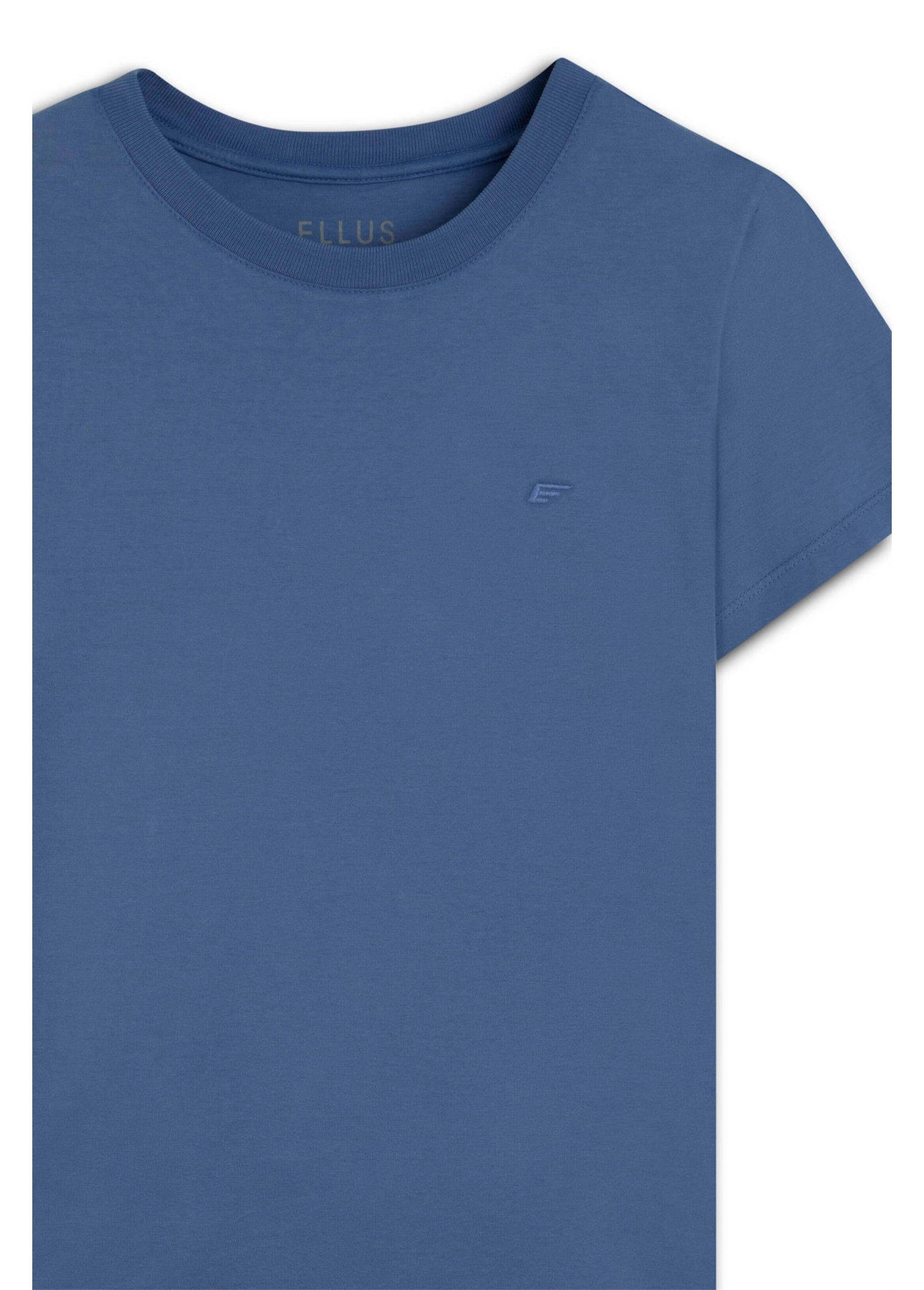 Blusa Cotton Ellus Classic Azul Pervante