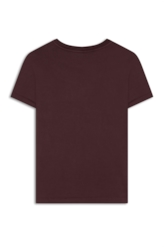 Blusa Cotton Ellus Classic  Bordeaux