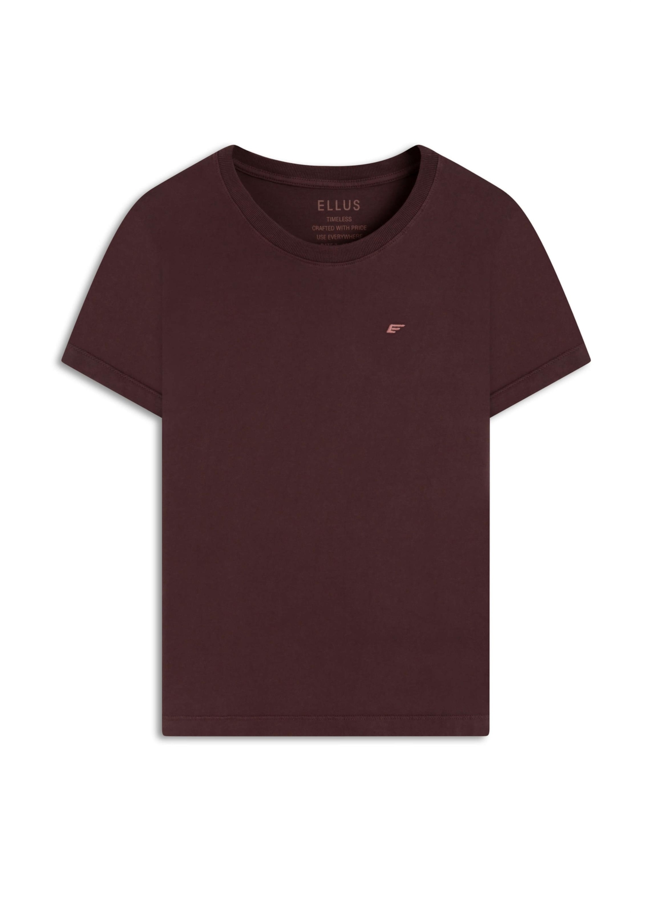 Blusa Cotton Ellus Classic  Bordeaux
