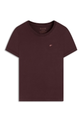 Blusa Cotton Ellus Classic  Bordeaux