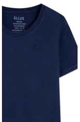 Blusa Cotton Ellus Classic Purple Blue