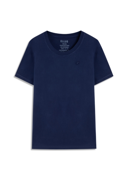 Blusa Cotton Ellus Classic Purple Blue