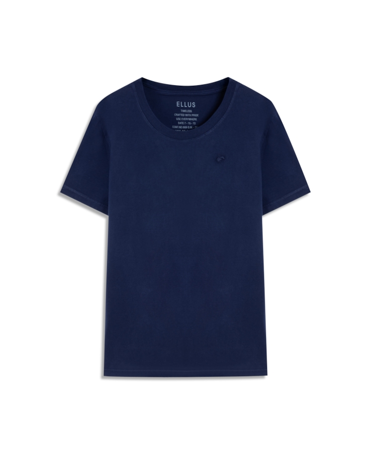 Blusa Cotton Ellus Classic Purple Blue