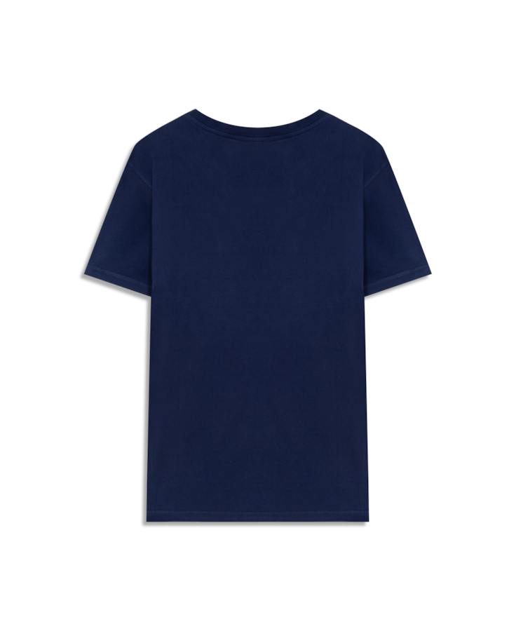 Blusa Cotton Ellus Classic Purple Blue