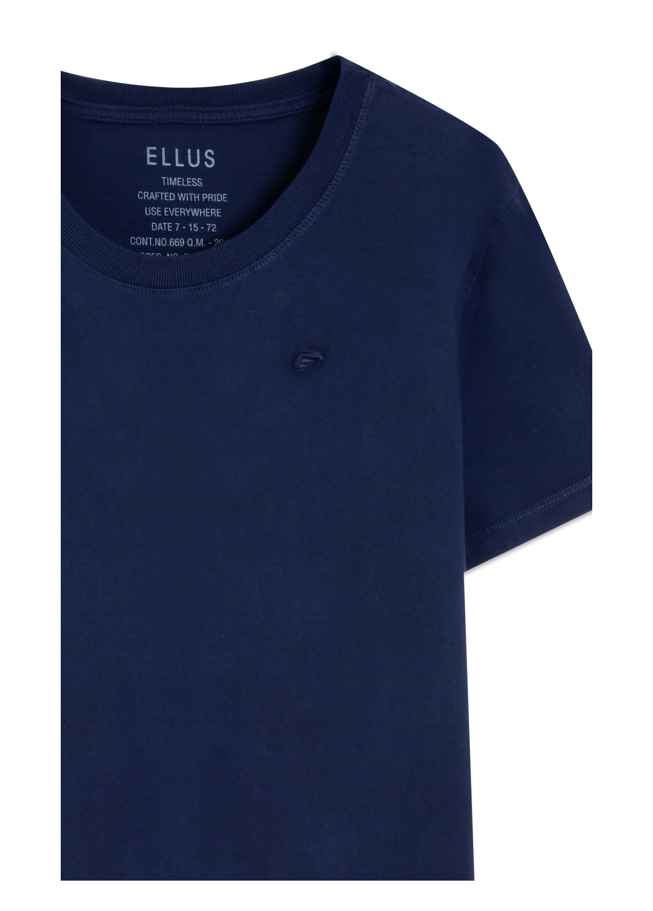 Blusa Cotton Ellus Classic Purple Blue