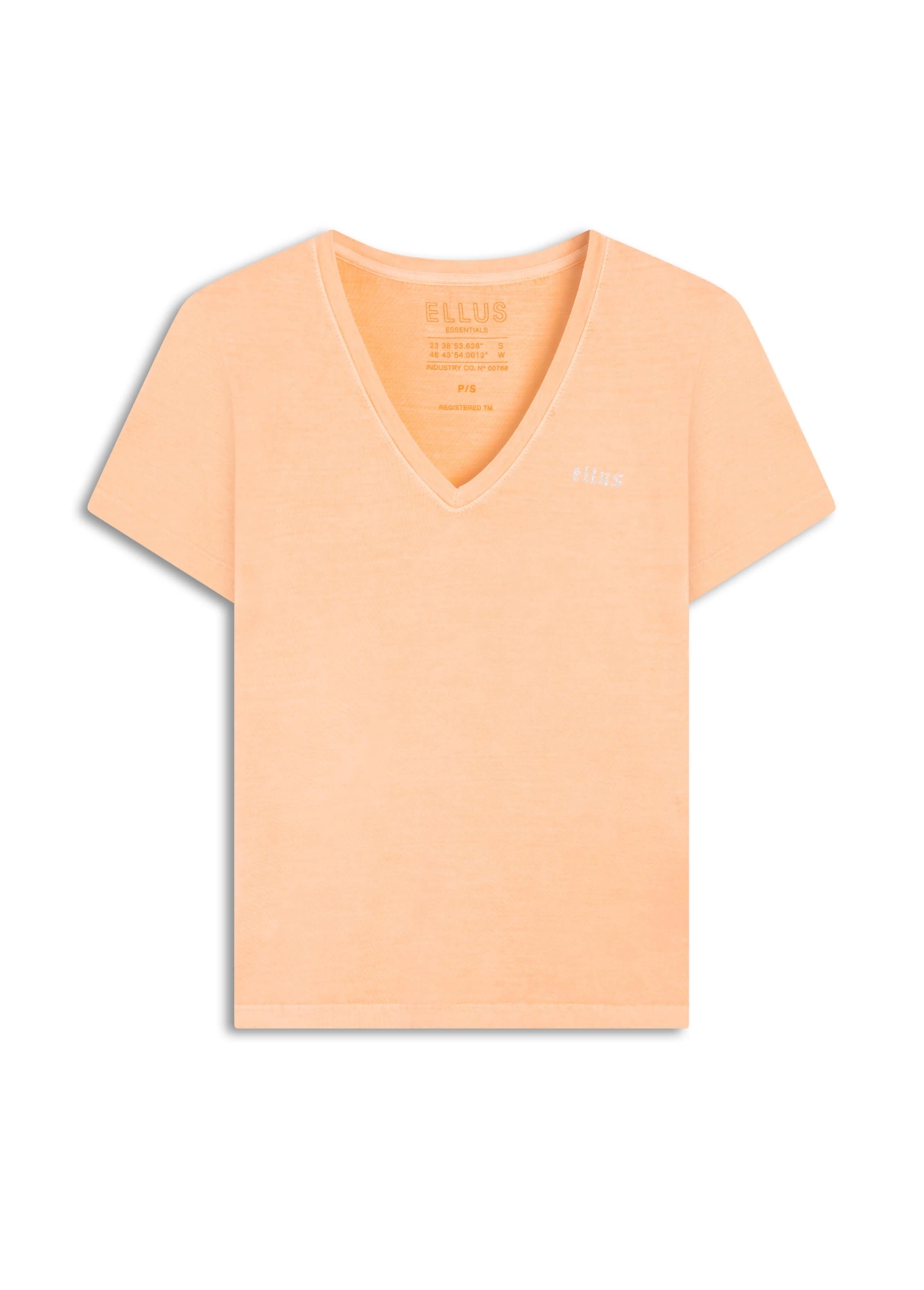 Blusa Cotton Ellus Classic Slim Pessego