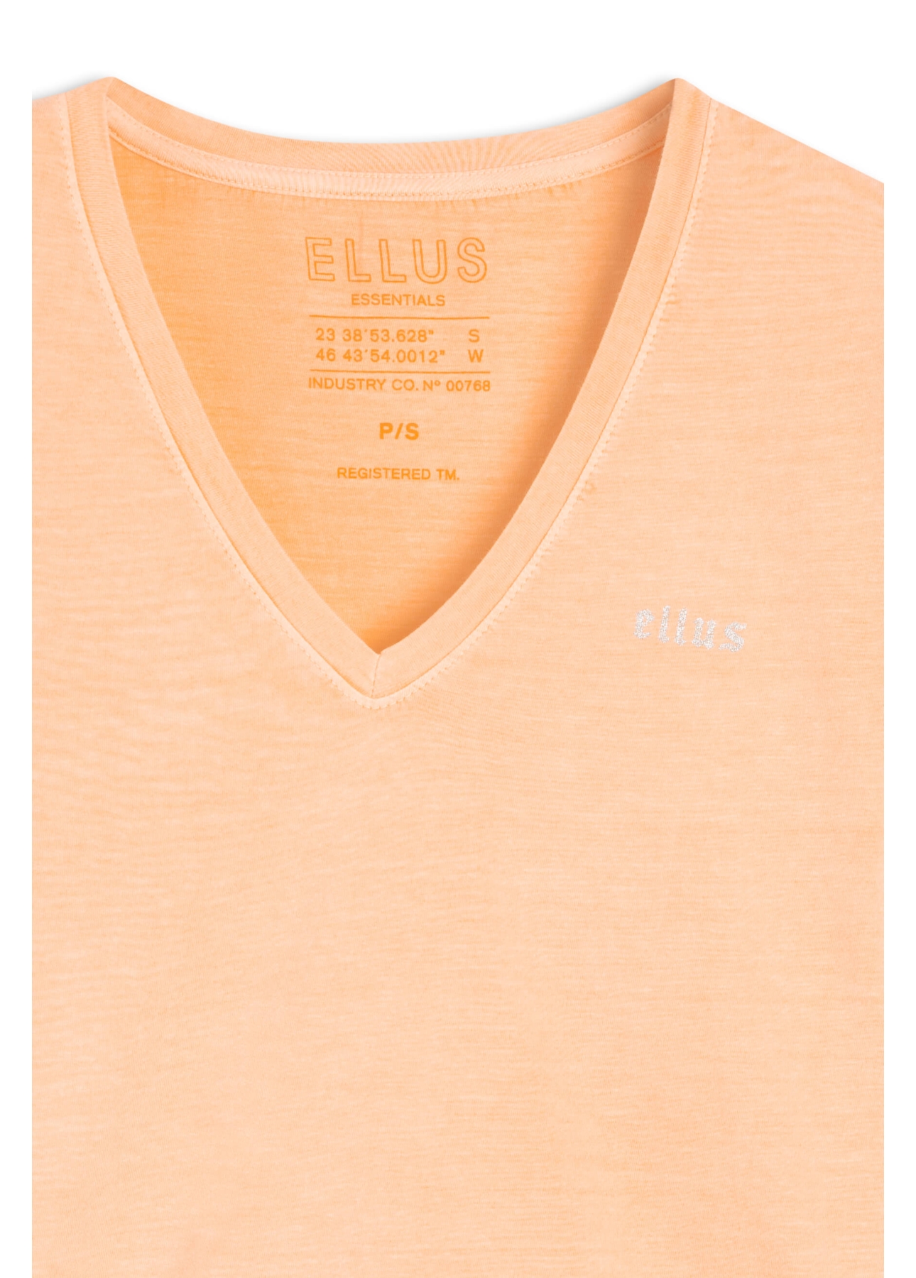 Blusa Cotton Ellus Classic Slim Pessego