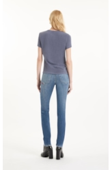 Blusa Cotton Ellus Classic Slim Purple Blue