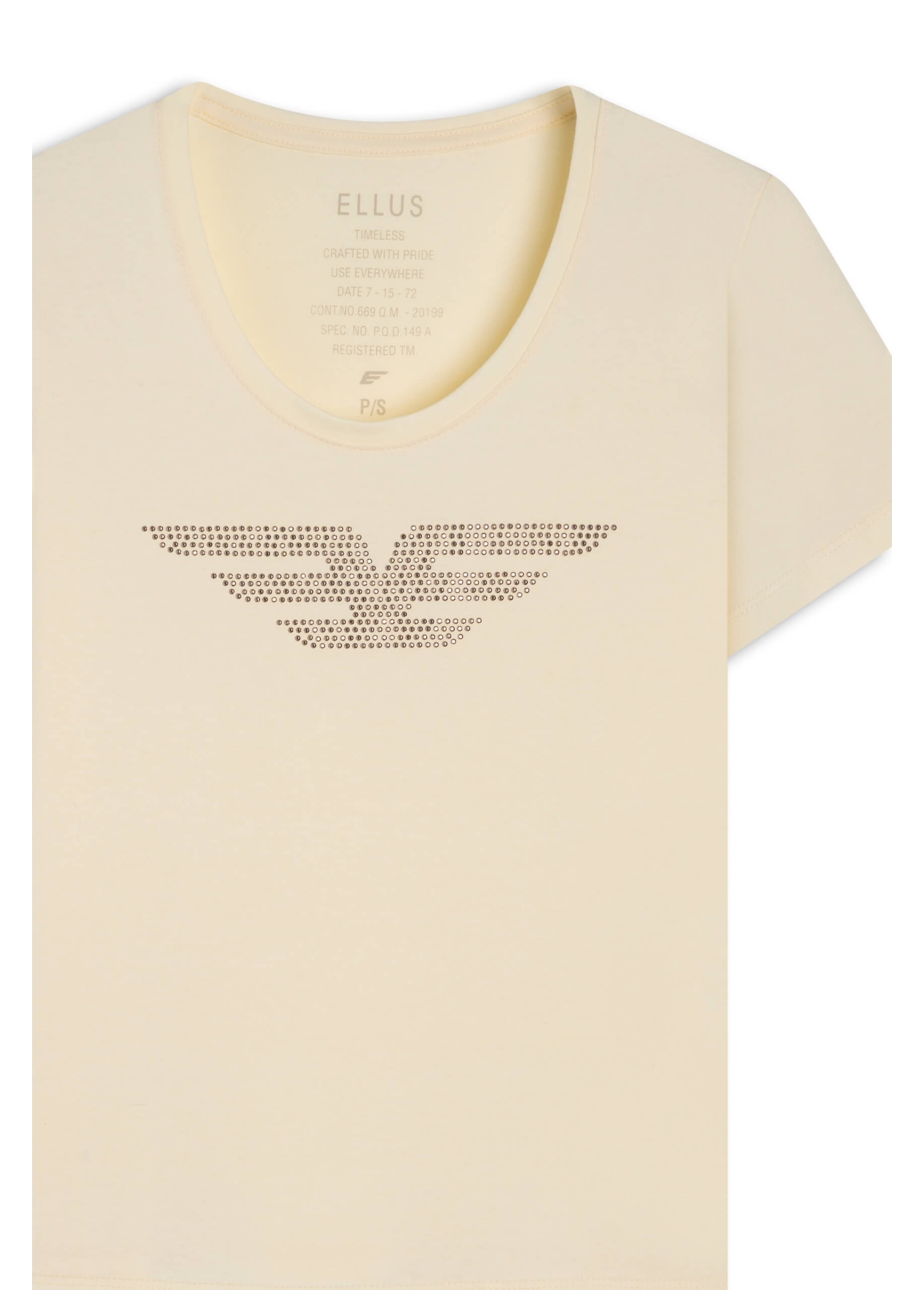 Blusa Cotton Ellus Easa Barcelona Off White